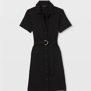 Club Monaco black collared dress